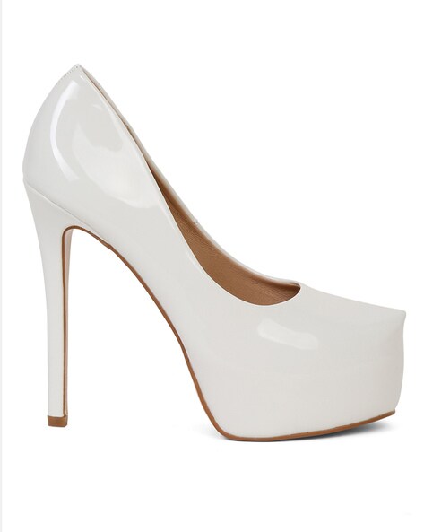GNIST Women White Heels - Buy GNIST Women White Heels Online at Best Price  - Shop Online for Footwears in India | Flipkart.com
