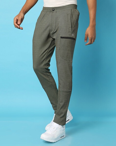 Men Straight Track Pant with Side Pockets