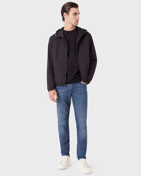 ジャケット・アウター EMPORIO ARMANI 25SS BLOUSON JACKET Buy EMPORIO ARMANI Regular fit Polyester Blouson Jacket | Black