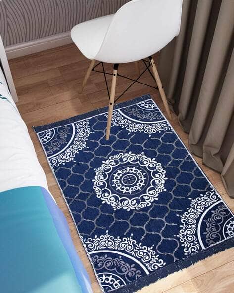 AAZEEM Woven Rectangular Velvet Carpet