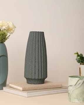 bonhomie Textured Ceramic Vase-picture-44