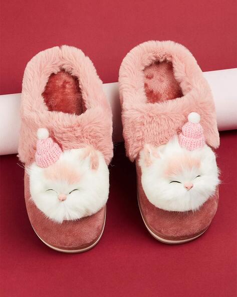 Ginger fur slippers new arrivals