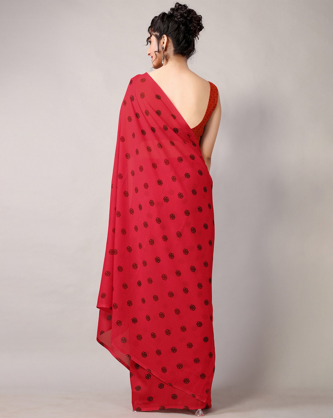 Sabyasachi - Retro Polka Dot Saree - Pyaari