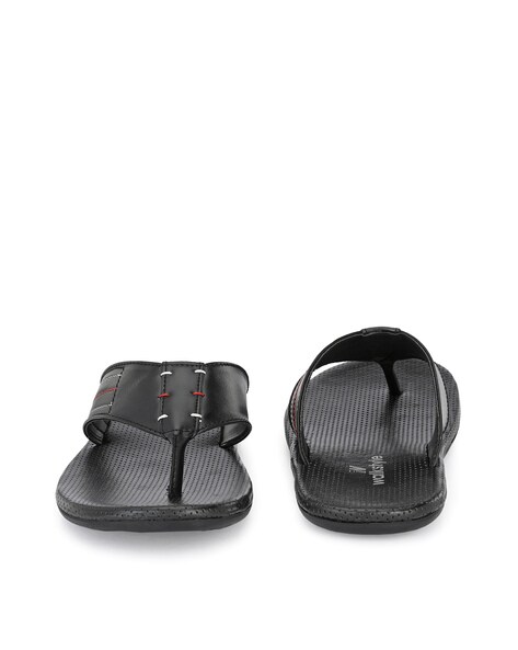 Buy Black Flip Flop Slippers for Men by Walkstyle Online Ajio