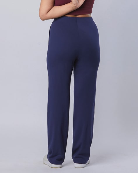 Buy Navy Trousers & Pants for Women by BLISSCLUB Online