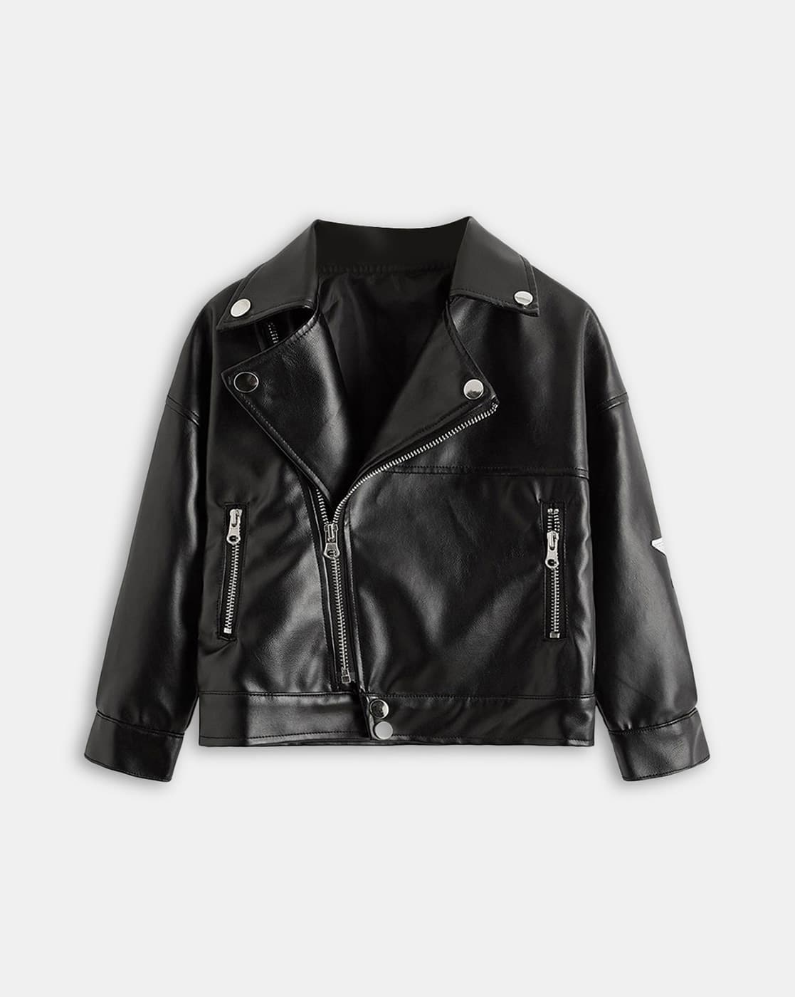 Buy Black Jackets & Shrugs for Girls by HOPSCOTCH Online | Ajio.com