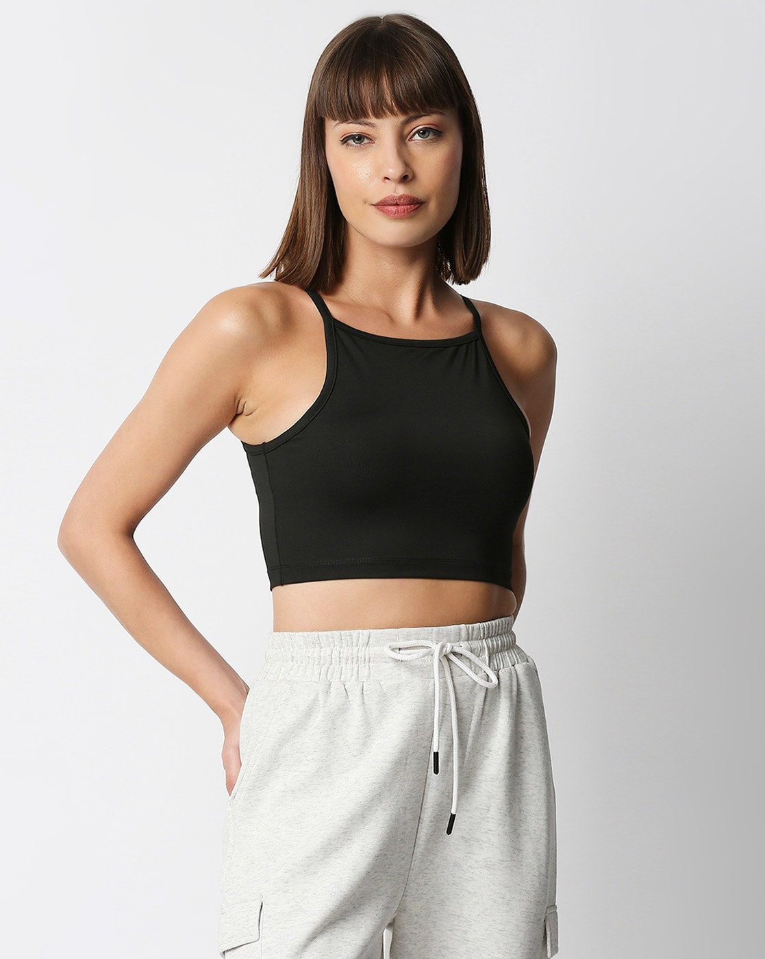 Cotton Black Crop Camisole, Size: One Size,Free Size at Rs 350/piece in  Mumbai