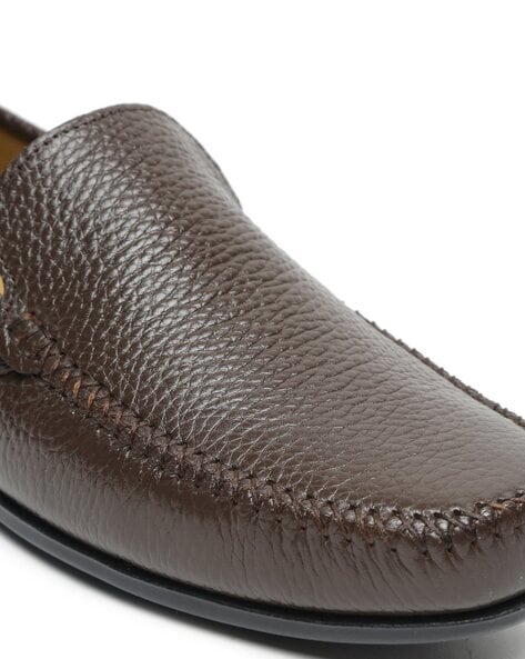 Genuine leather loafer on sale shoes