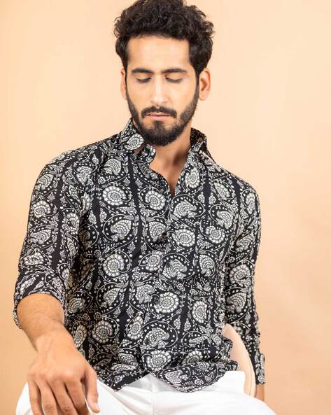 Buy Black Shirts for Men by Tistabene Online