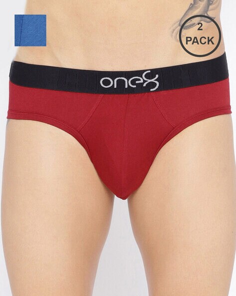 Pack of 2 Graphic Print Briefs