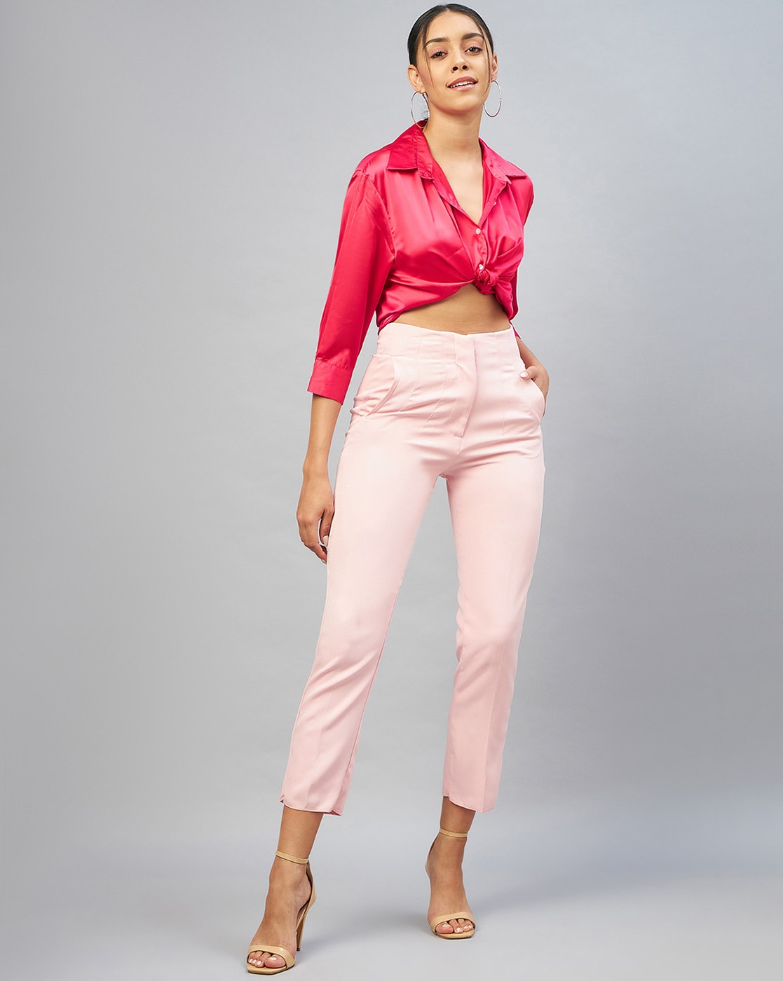 Zara Françoise Full Length Trousers in Pink  UFO No More