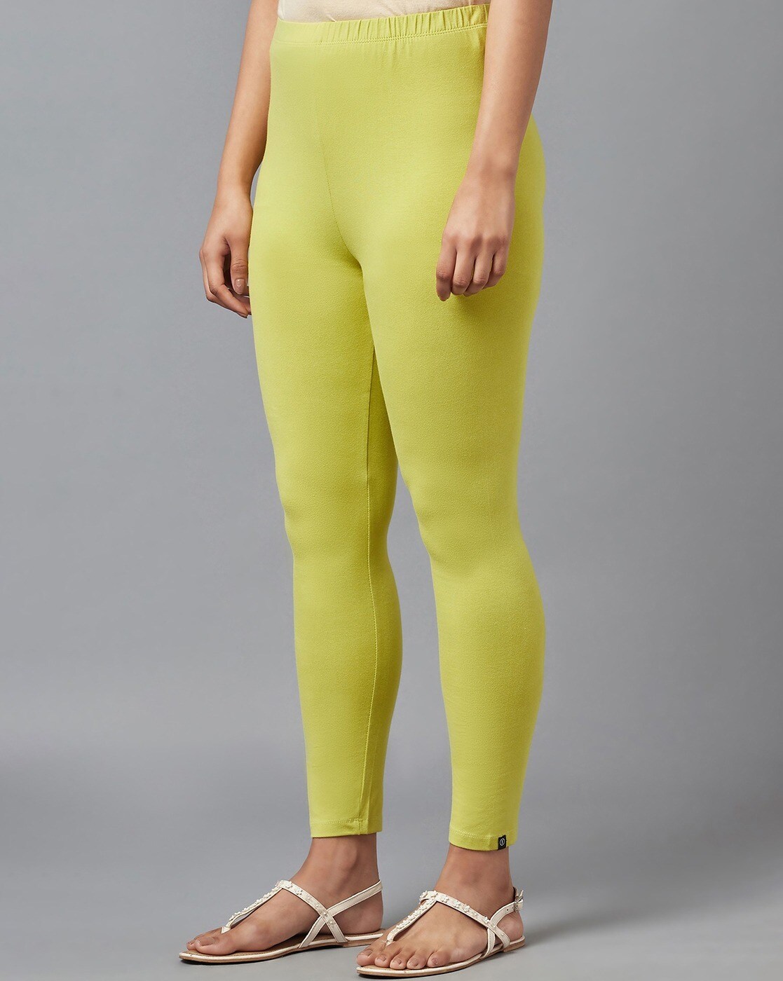 Buy Green Leggings for Women by Elleven Online