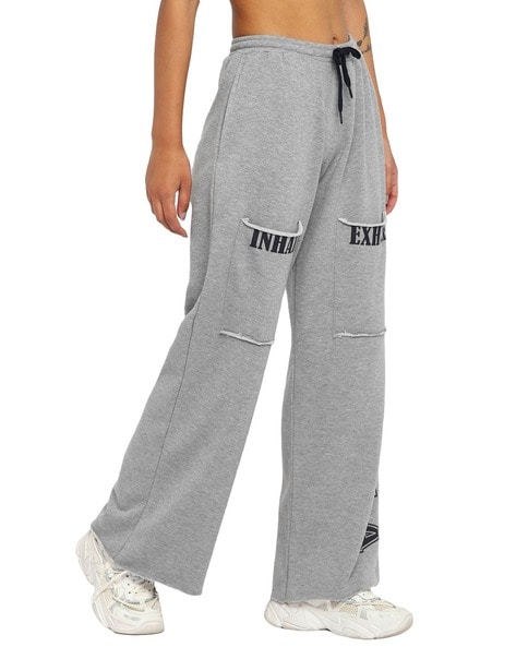 Buy Grey melange Track Pants for Women by Ucla Online