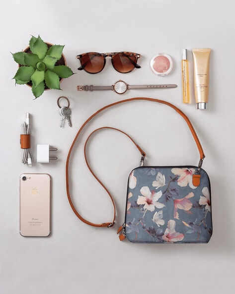 Floral Crossbody Handbag