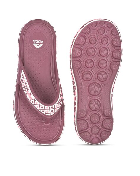 Buy Purple Flip Flop & Slippers for Women by ADDA Online | Ajio.com