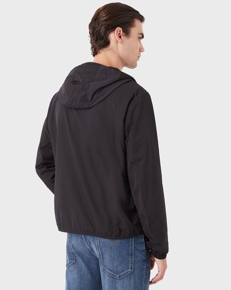 Buy EMPORIO ARMANI Regular fit Polyester Blouson Jacket | Black