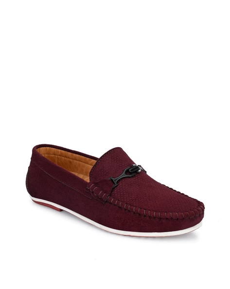 Maroon suede shoes hot sale for mens