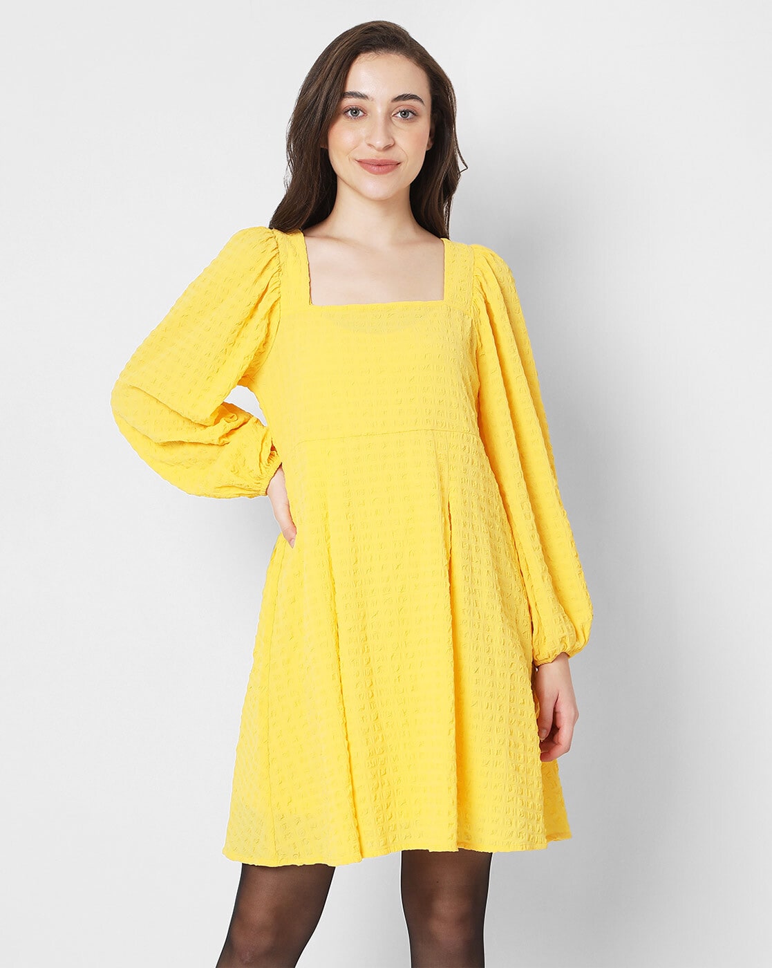 Buy Yellow Dresses for Women by Vero Moda Online | Ajio.com