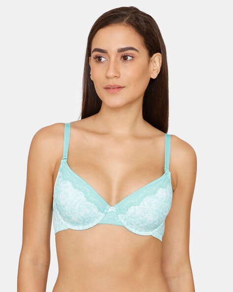 Buy Zivame All That Lace Push Up Wired Low Coverage Strapless Bra-Red at  Rs.995 online
