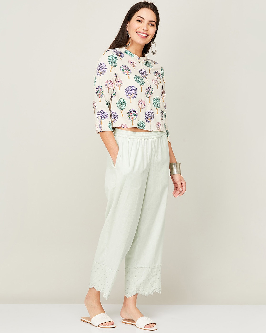 Shop Palazzo Pants Collection for Women online  Go Colors