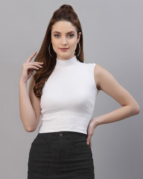 Buy White Tops for Women by FRISKERS Online |