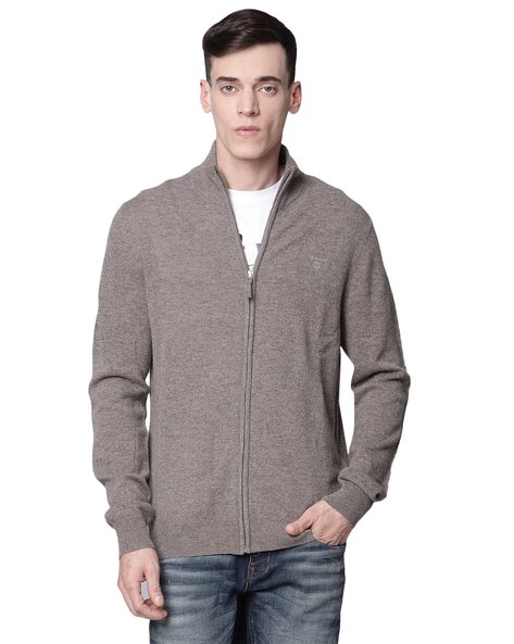 Buy Light Pink Color Classic Zipper Men's Sweater Online | Tistabene -  Tistabene
