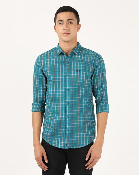 Wrangler slim fit store shirts