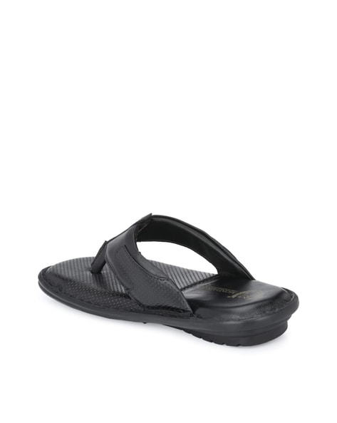 Black leather moccasin online slippers