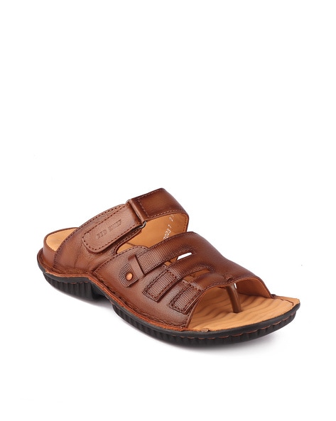 Mens full 2024 leather slippers