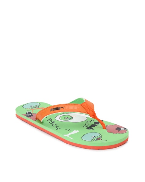 Puma Leadcat Slide Sandals Green-Black 3D model | CGTrader