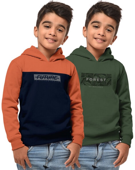 Pack of 2 Printed Hoodies