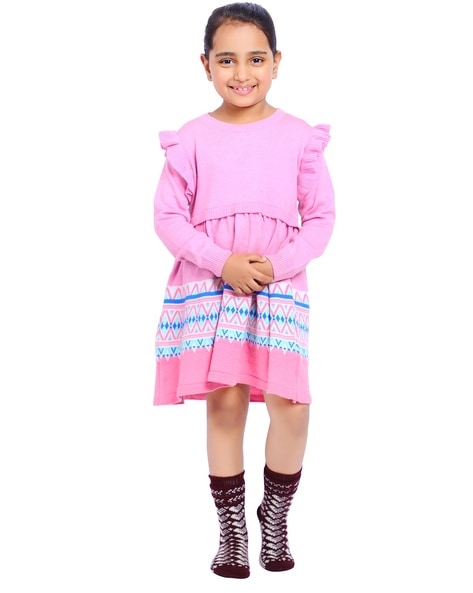 Buy Maroon Socks & Stockings for Girls by Bharatasya Online