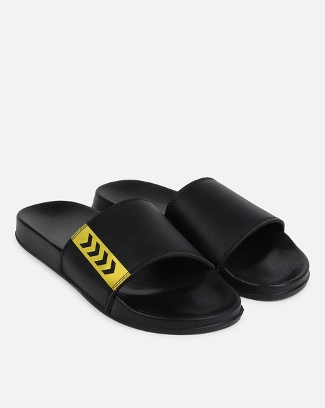 Buy Black Flip Flop Slippers for Men by Hummel Online Ajio