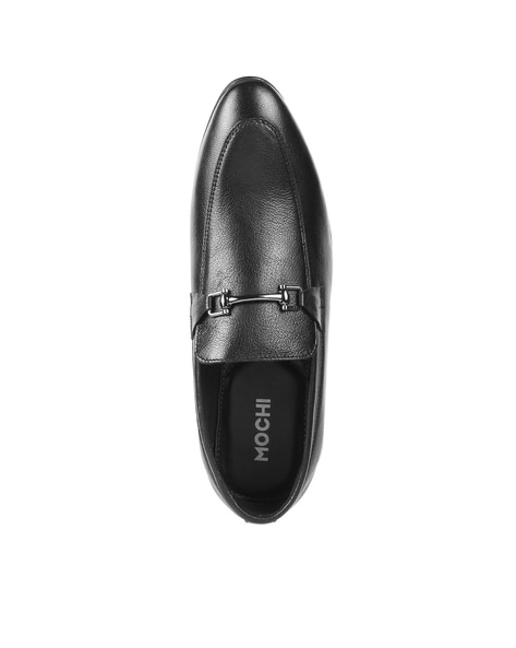 Buy Mochi Men Black Formal Moccasin Online - Mochi Shoes
