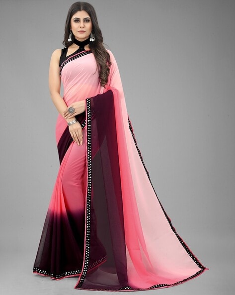 Ethnic fashion online - Pink Sarees