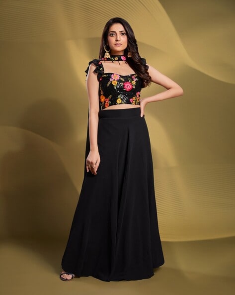 Black Lehenga | Buy Lehengas in Black Colour Online | KalaNiketan