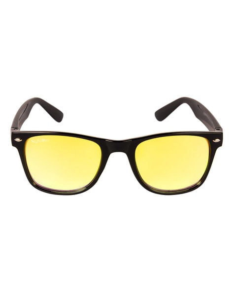 Night Vision Silver Frame Men Women Aviator Sunglasses for Driving/Shooting  (Yellow Lens) at Rs 60/piece | Aviator Sunglasses in Surat | ID: 22928963088