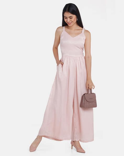 Zink London Strappy V-Neck Jumpsuit