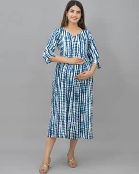 Tie & Dye Fit & Flare Dress-image-18