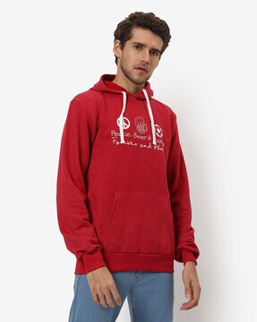 Buy Red Sweatshirt & Hoodies for Men by Campus Sutra Online