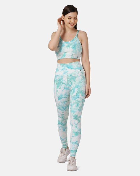 Take a look at this Aqua & Pink Floral Leggings - Women & Plus today! | Floral  leggings, Women's leggings, Workout wear