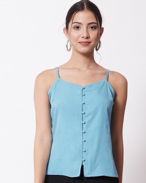 Buy Blue Shirts for Women by Charmgal Online