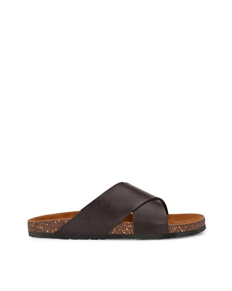 EL PASO Round-Toe Slip-On Sandals