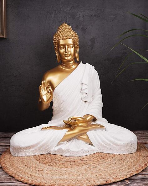 Buy White & Gold Showpieces & Figurines for Home & Kitchen by THE