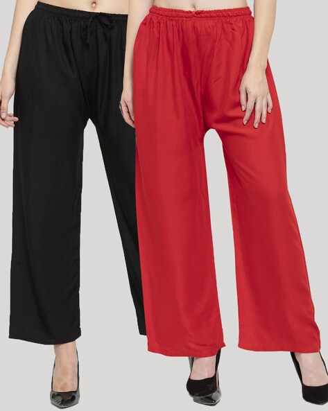 Plain Mid Waist Wide Leg Palazzo Pants at Rs 699 in Chennai