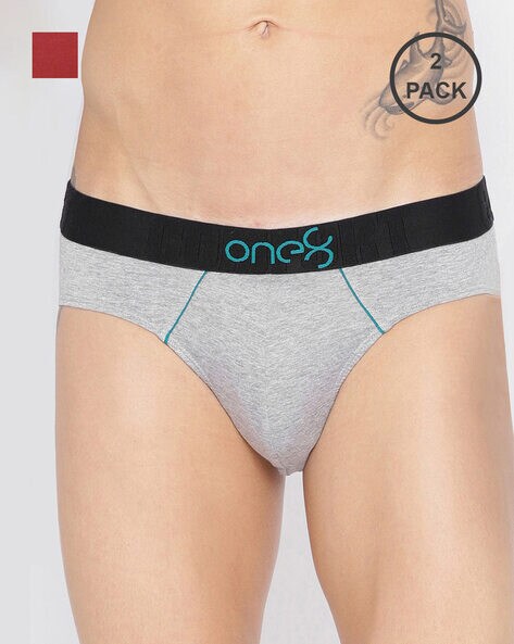 Pack of 2 Graphic Print Briefs