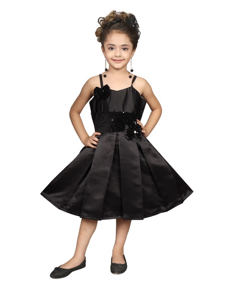 Black hotsell frock girls