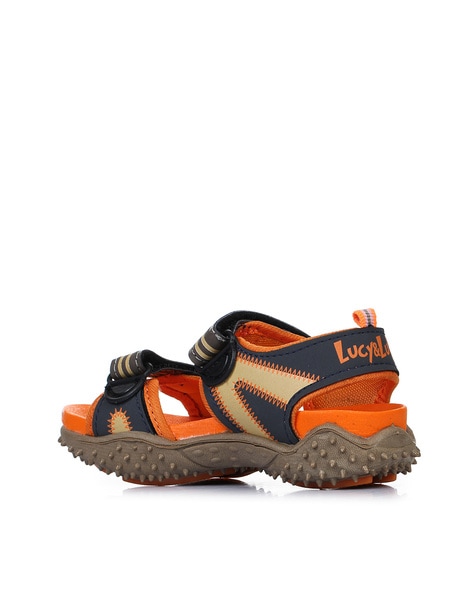 Buy Orange Sandals for Boys by LIBERTY Online Ajio