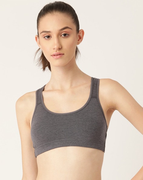 Enamor SB06 Low Impact Cotton Sports Bra - Non-Padded Wirefree - Grey XL in  Bangalore at best price by Gokaldas Images Pvt Ltd (Head Office) - Justdial