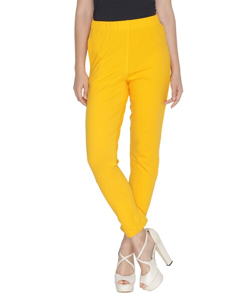 Buy Dark Yellow Classic Slim Pants Online - W for Woman